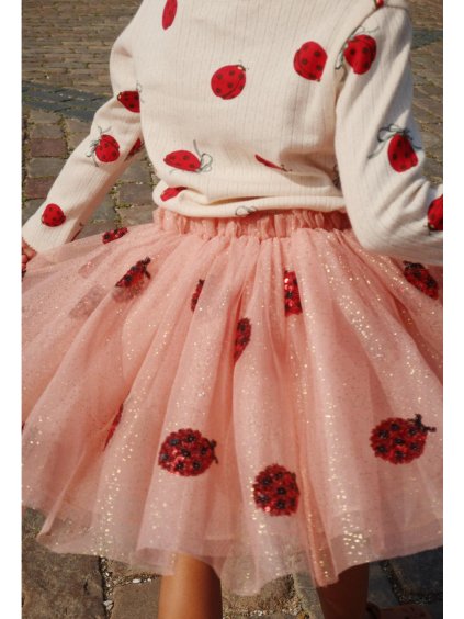 Sukně tylová Berušky Yvonne LADYBUG růžová Konges Slojd