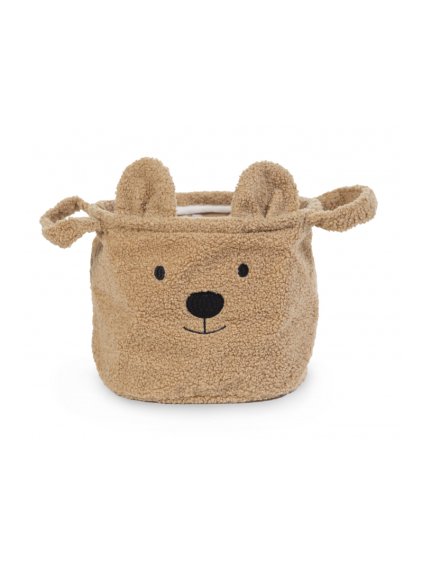 Koš na hračky Teddy Beige 25x20x20 cm Childhome