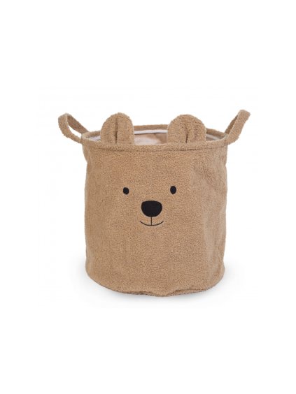 Koš na hračky Teddy Beige 40x40x40 cm Childhome