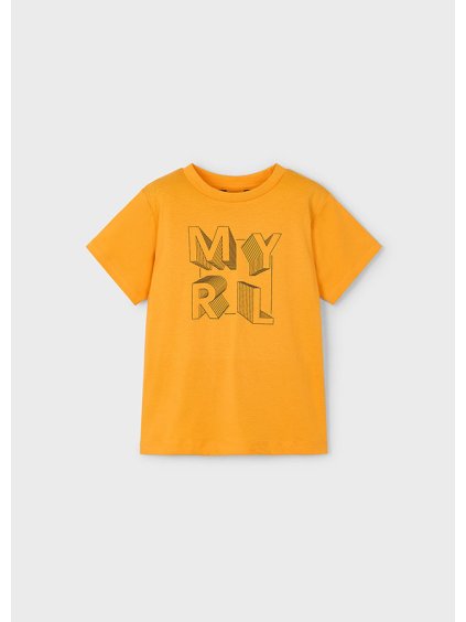 Tričko s krátkým rukávem basic MYRL oranžové MINI Mayoral