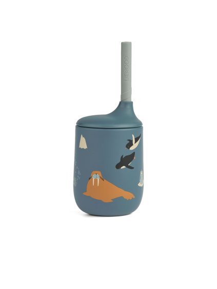 Ellis Printed Sippy Cup 230ml LW15019 2501 Arctic Sea Ocean view 1