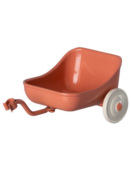 Vozík na tříkolku korálový Maileg