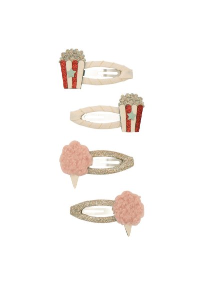 Sponky s popcornem světle růžové Mimi and Lula