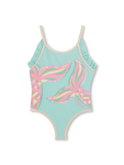 Plavky jednodílné Mořská panna mintové Billieblush