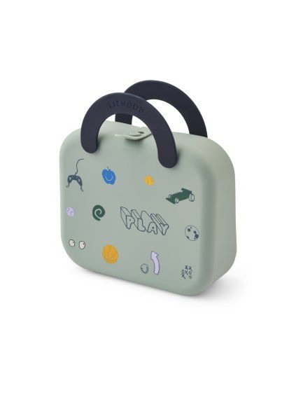 Elara Foldable Lunchbox LW20944 2789 Play Dusty Peppermint 1