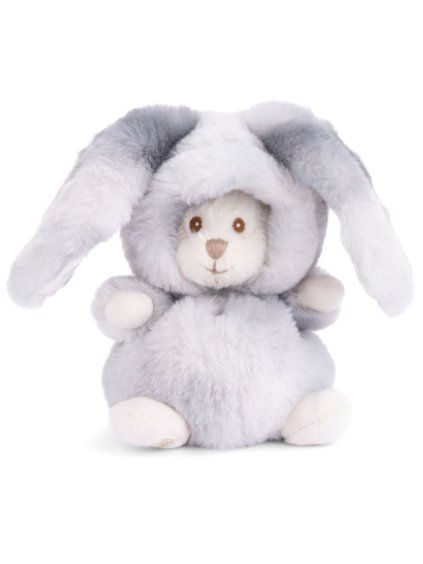 Plyšový medvídek ZIGGY winter rabbit šedo-modrý 15 cm Bukowski