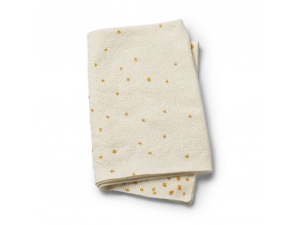 103742 Moss Knitted Blanket Gold Shimmer 1000px
