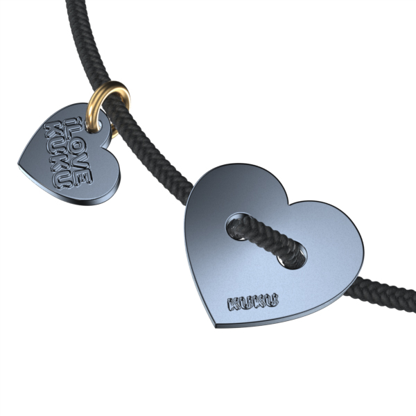 Náramek Mini srdíčko I love KUKU Barva: stříbrná