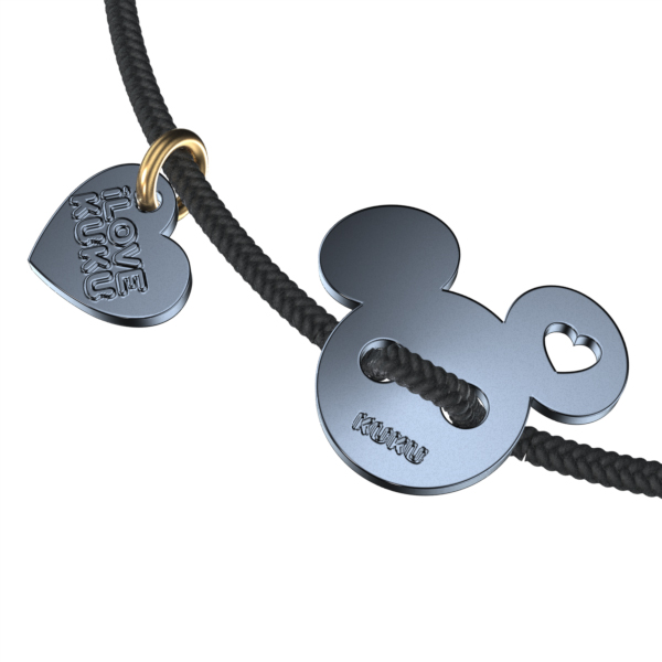 Levně Náramek Mini Mickey I love KUKU Barva: stříbrná