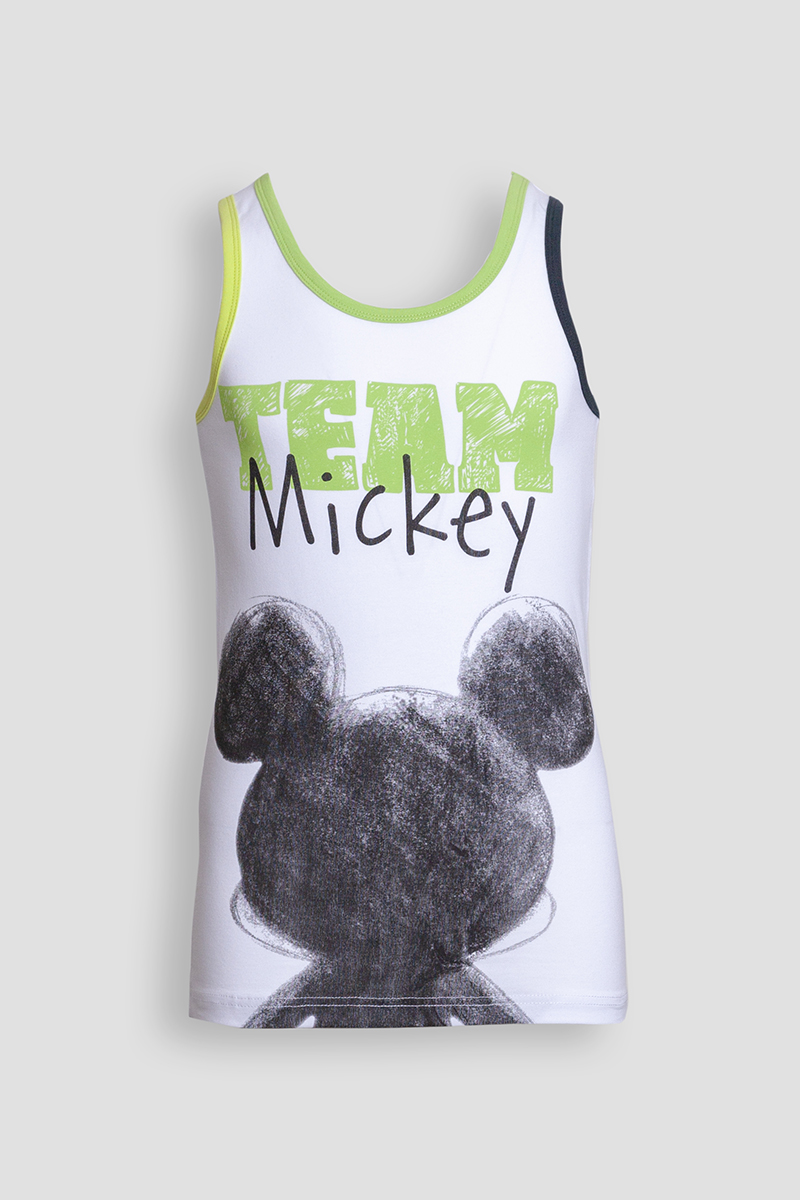 Levně Tílko MICKEY MOUSE TEAM bílé EXTREME INTIMO