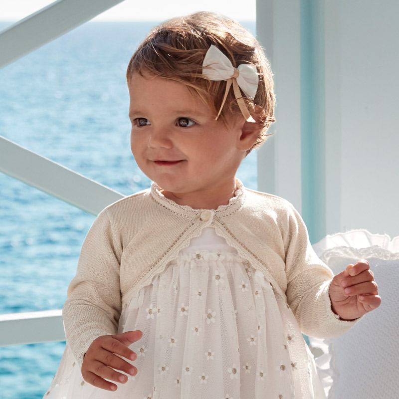Bolerko pletené basic zlaté BABY Mayoral