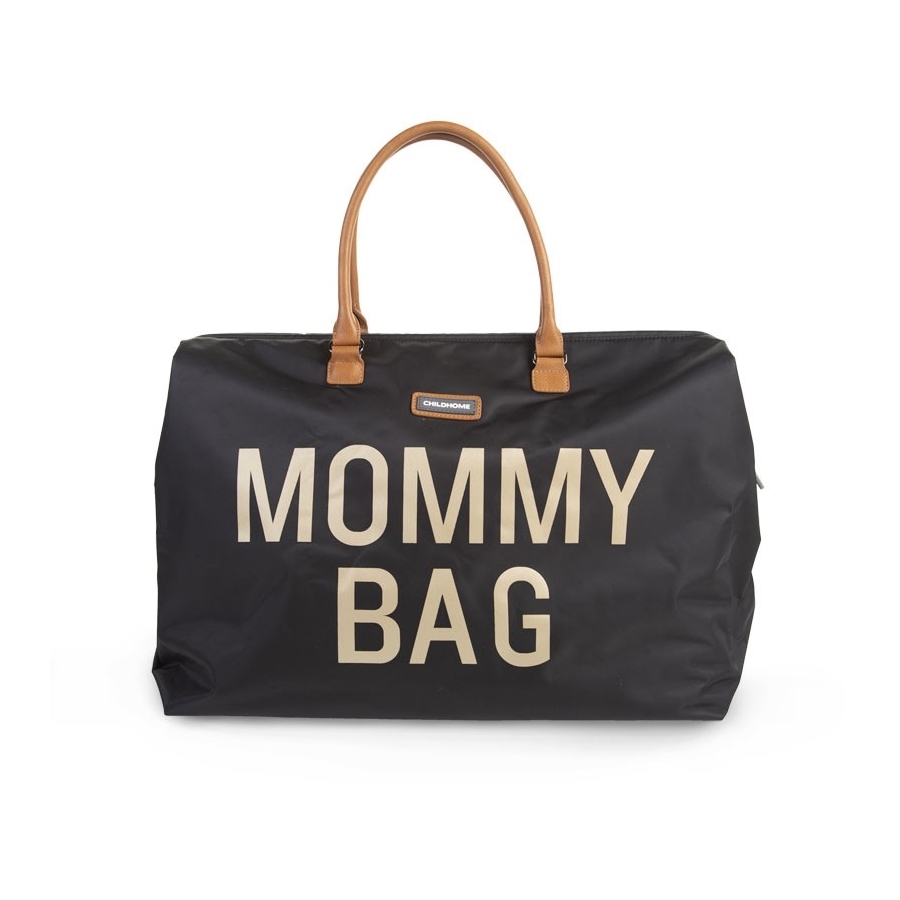 Levně Taška Mommy Bag Big Black Gold černá CHILDHOME