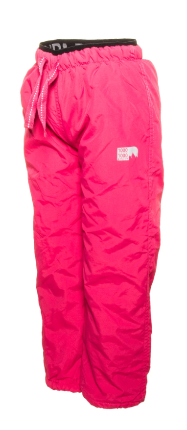 Pidi Lidi Kalhoty zateplené fleece pink  outdoorové velikost: 86
