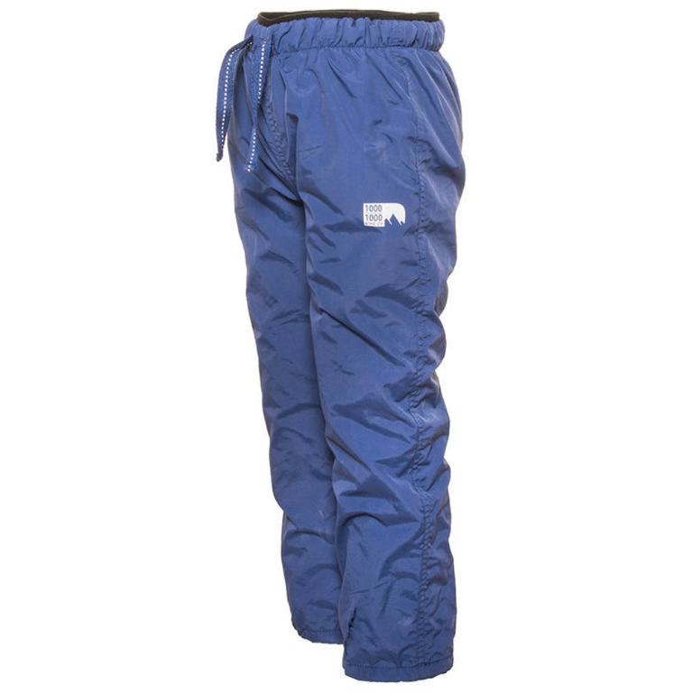 Levně Pidi Lidi Kalhoty zateplené fleece modré outdoorové