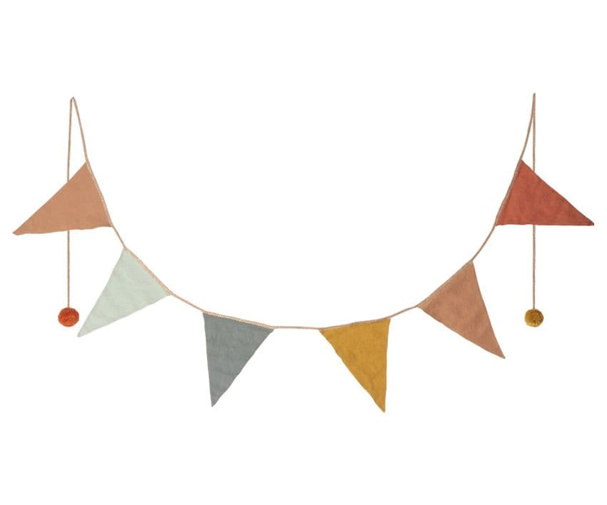 maileg garland multi large flags 11191 1 p