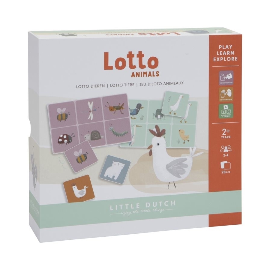 Levně Lotto se zvířátky Little Dutch