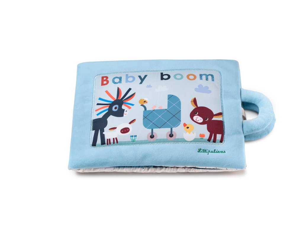 Levně Textilní didaktická knížka - Baby Boom Lilliputiens