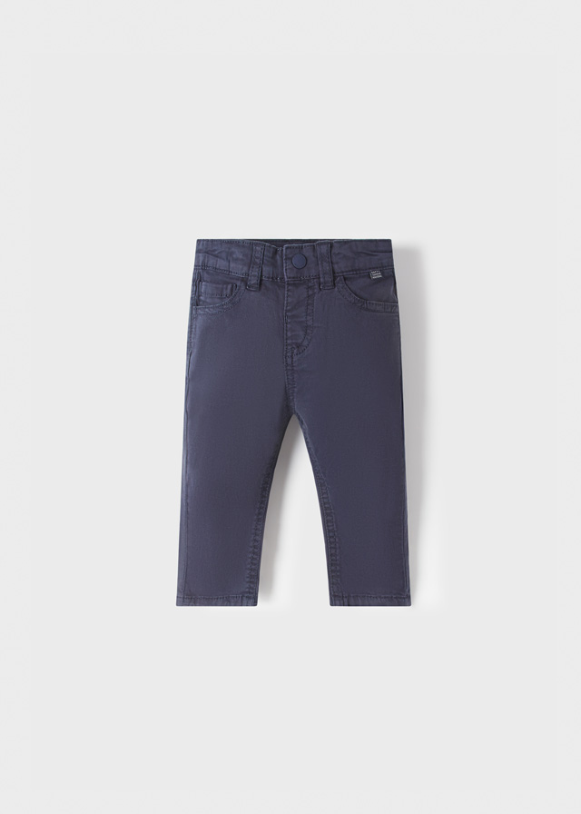 Kalhoty plátěné basic tmavě modré BABY Mayoral velikost: 98 (36 měsíců)