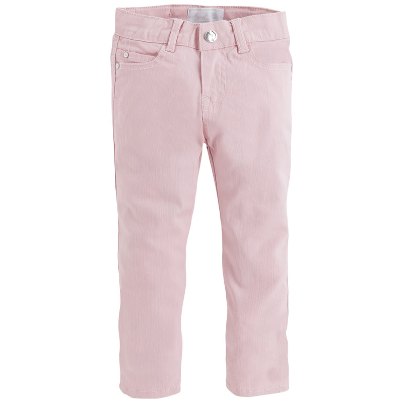 Kalhoty riflové třpytivé růžové MINI Mayoral velikost: 92