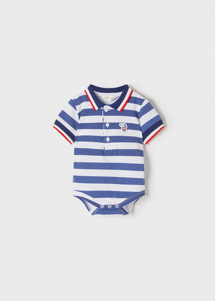 Pruhované polo body s krátkým rukávem pro chlapečka blue star MAYORAL