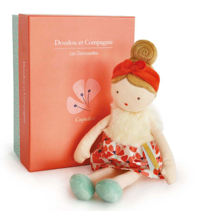 Doudou Jolijou Maková panenka Vintages 30 cm