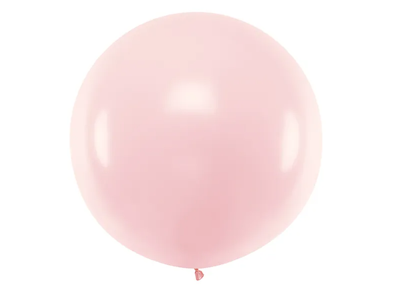 Levně PartyDeco Balónek latexový JUMBO světle růžová 100 cm Party Deco