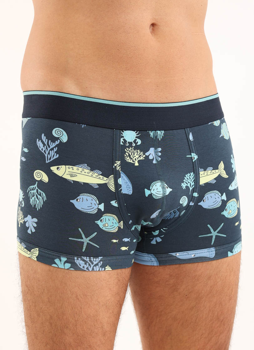 Boxerky pánské Mořský svět tmavě modré Extreme Intimo velikost: 4 (S)