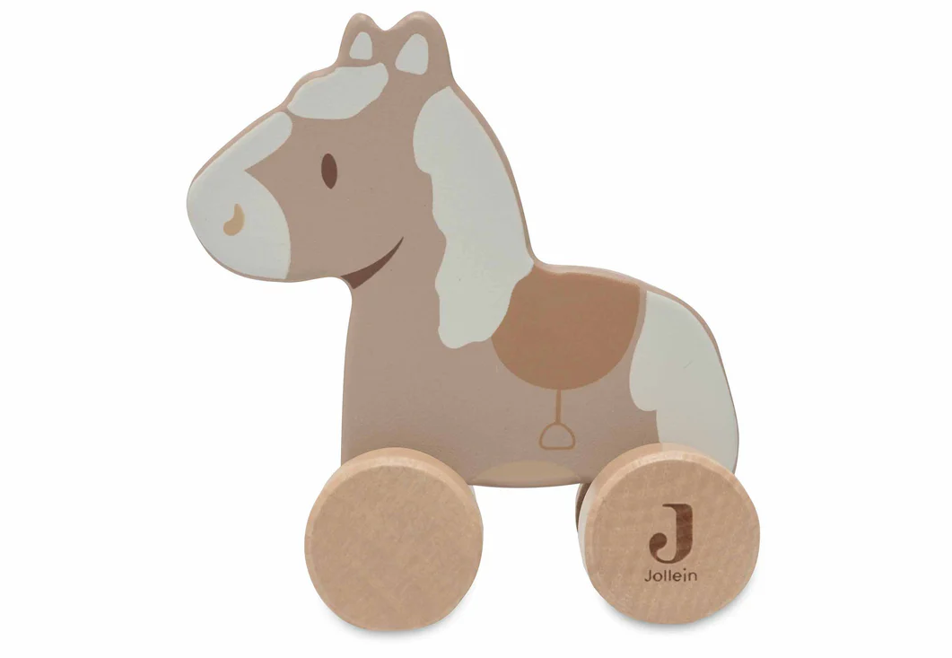 Dřevěný kůň na kolečkách Nostagic Ride Jollein Dřevěný kůň na kolečkách Nostagic Ride Jollein
