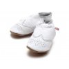 soft leather baby shoes brogue in white 868