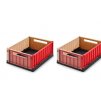 2pack přepravek červené Liewood