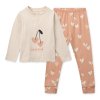Wilhelm Printed Pyjamas Set LW20674 2650 Heart Sweetheart Pale tuscany mix 1