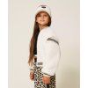 Bunda / bomber s kožešinou bílá TWINSET Girl