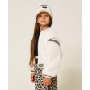 Bunda / bomber s kožešinou bílá TWINSET Girl