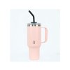 Termohrnek s brčkem Cotton Candy růžový 1100 ml Runbott