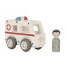 Dřevěné auto Sanitka Little Dutch