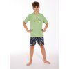 Pyžamo s krátkým rukávem AUSTRALIA zelené Cornette