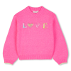 Svetr LOVE neonově růžový Billieblush