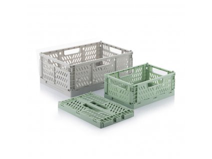 3 összecsukható és egymásra rakható szervező doboz Boxtor InnovaGoods