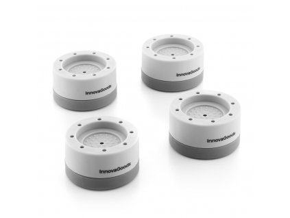 Rezgéscsillapító, zajcsökkentő készlet mosógéphez InnovaGoods 4 db