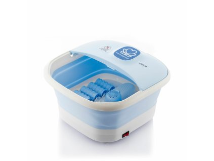 Összecsukható lábfürdő görgőkkel és pezsgőfürdővel Footopy InnovaGoods