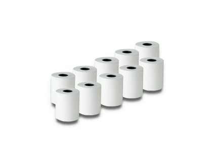 Hőpapír Tekercs Qoltec 51900 10 egység 57 mm Fehér 27 m