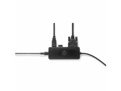 USB elosztó Hewlett Packard Concentrador de viaje HP USB-C G2 Fekete