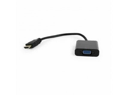 HDMI–VGA Adapter GEMBIRD A-HDMI-VGA-04 Fekete 15 cm