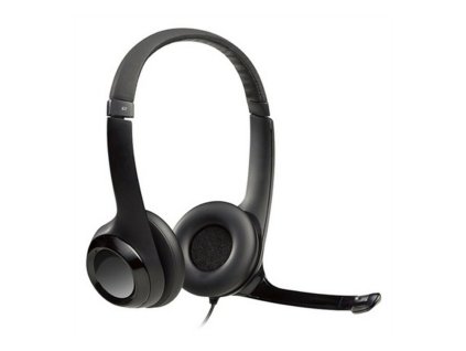 Fejhallgató Mikrofonnal Logitech 981-000406 Fekete