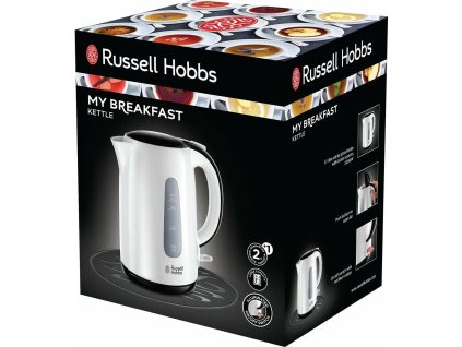 Vízforraló Russell Hobbs 25070-70 Fehér Fekete Műanyag 2200 W 1,7 L