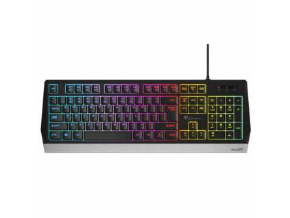 Gamer Billentyűzet Natec RGB Fekete