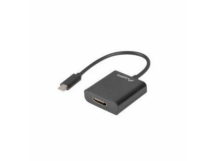 USB C–VGA Adapter Lanberg AD-UC-HD-01 Fekete