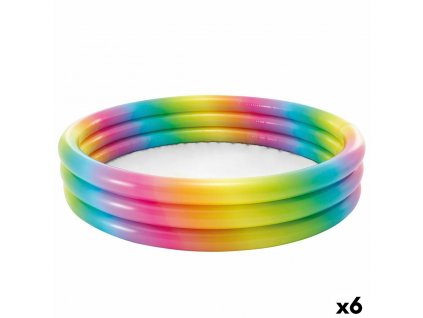 Felfújható gyerekmedence Intex Többszínű Gyűrűk 330 L 147 x 33 x 147 cm (6 egység)