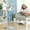 InnovaGoods Chrome Retro Álló Ventilátor Ø 40 cm 55W