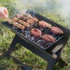 Összecsukható hordozható grillsütő faszénnel való használatra FoldyQ InnovaGoods